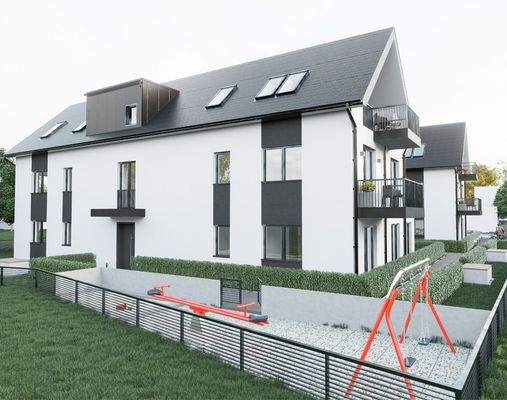 Visualisierung projektiertes Gebäude