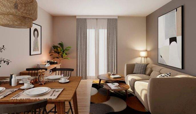 Im Wohnzimmer kommt Ihre Familie zusammen