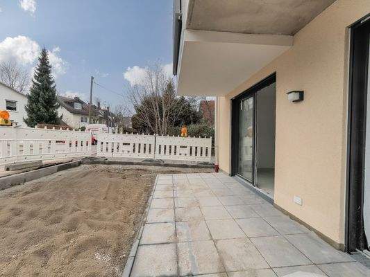 Gartenterrasse l Aktueller Baufortschritt