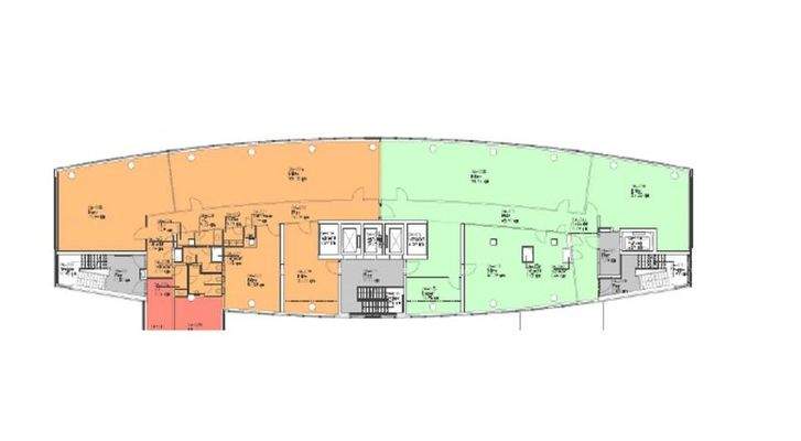 Grundriss 6OG - Hochhaus 