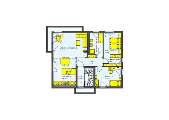 Grundriss Obergeschoss