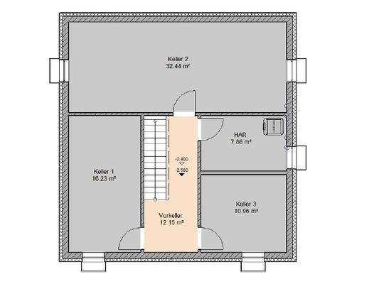 Grundriss Kellergeschoss