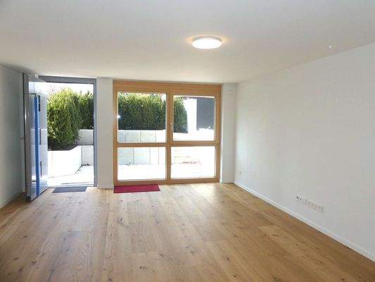 Herzstück des Appartements: Offener Wohn-/Schlafbereich