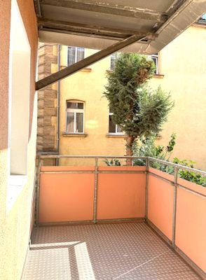 Balkon in Südausrichtung