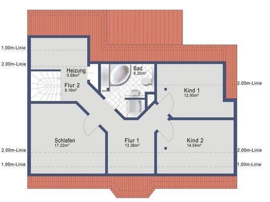 Ausschnitt Grundriss DG