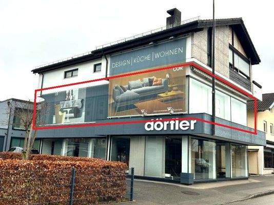 Außenansicht markiert