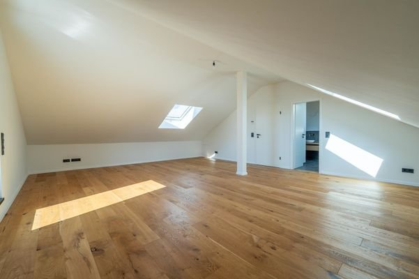 Elternbereich unterm Dach
