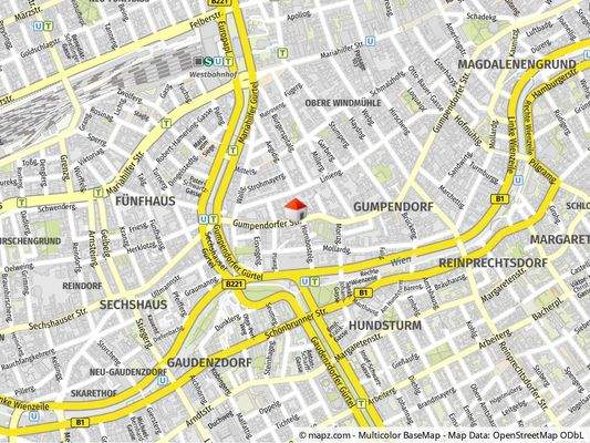 Geolyzer Kartenausschnitt