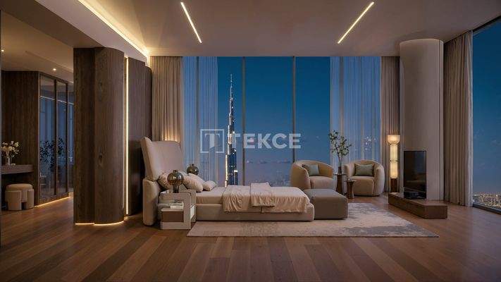 Apartments in 110 Storey Downtown Residences Tower in Business Bay