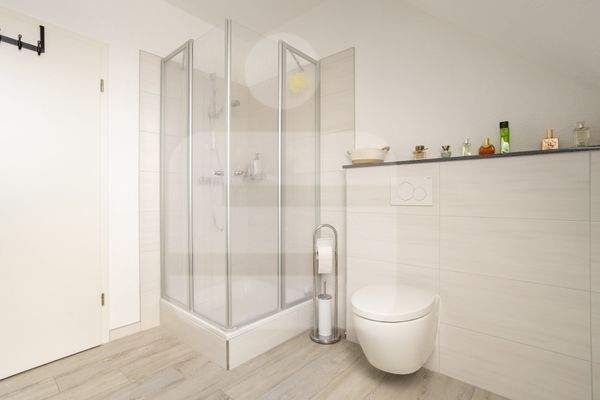 Badezimmer in der Einliegerwohnung