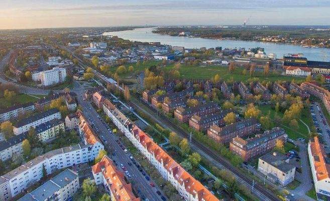 Luftaufnahme Rostock