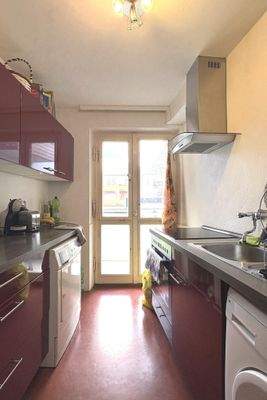 Küche mit Zugang Balkon WHG. 1