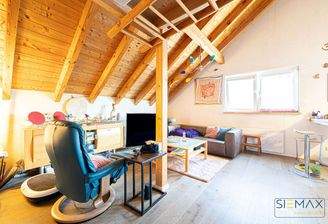 Wohnzimmer der Hauptwohnung