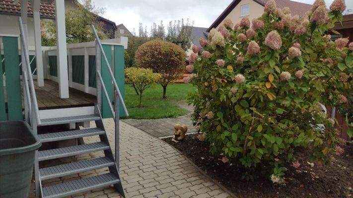 Zugang vom EG zum Garten