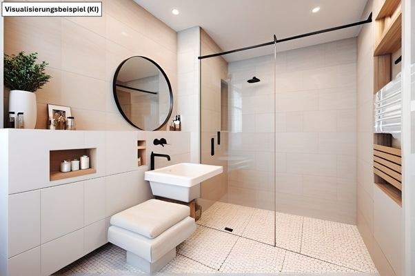 Badezimmer barrierefrei Visualisiert