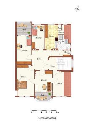 Grundriss 2. Obergeschoss