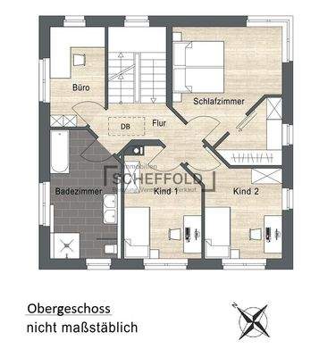 Grundriss Obergeschoss