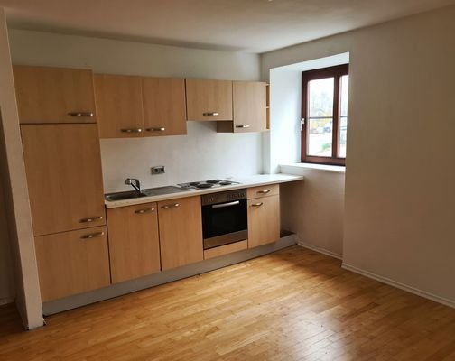 Küche mit Einbauküche