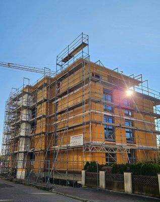 Neubau &quot;Grüne Mitte&quot; - Fertigstellung Rohbau