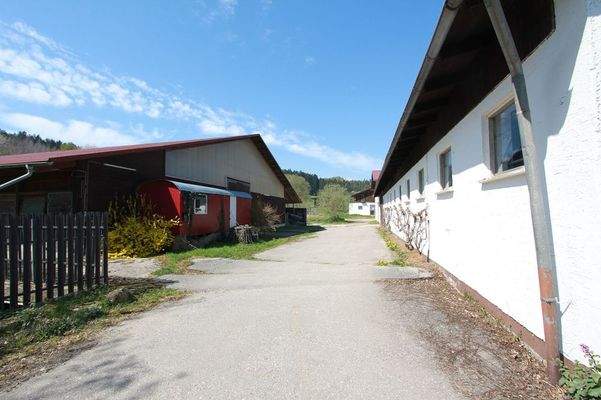 Zuwegung Halle Pferdestall