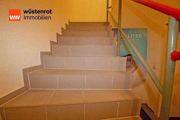 Treppenhaus zur Wohnung