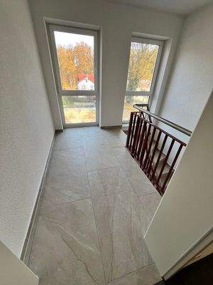 Blick aus der Wohnung