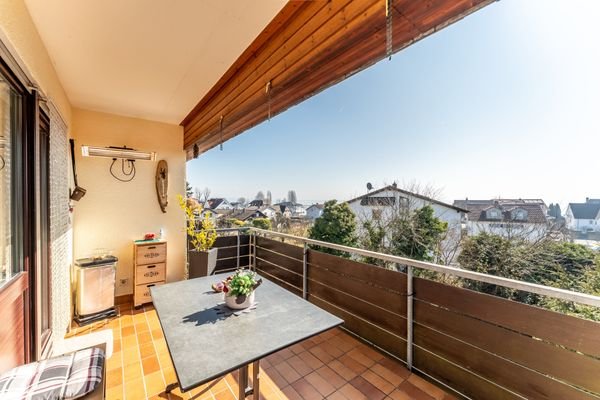Balkon mit Aussicht