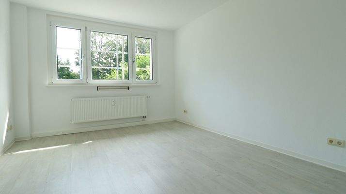 Schlafzimmer am Wohnzimmer