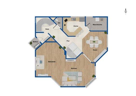 Grundriss Obergeschoss