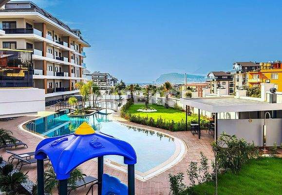 Stylish Apartments in a Complex with Rich Amenities in Alanya Oba