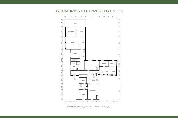 Grundriss Fachwerkhaus OG