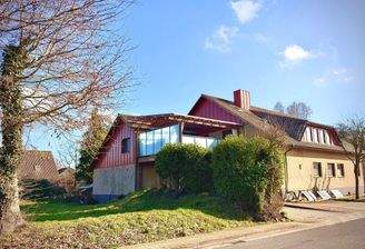 Blick zur Dachterrasse