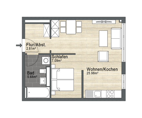 nicht maßstabsgetreu