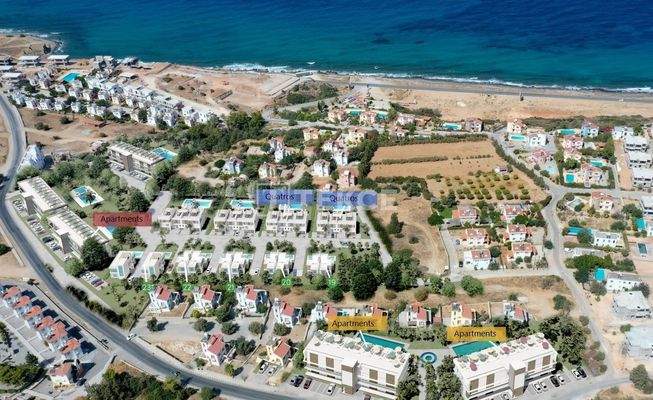 Apartments for Sale Steps From the Beach in Girne Esentepe