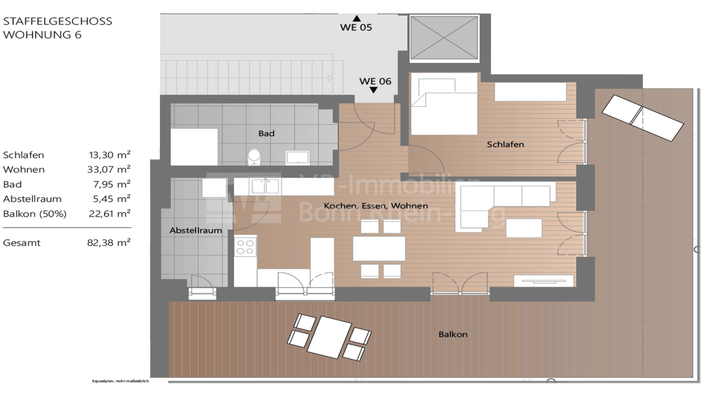 Grundriss Wohnung 6