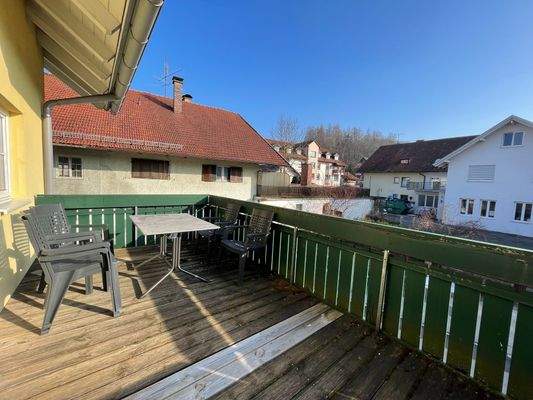 Die sonnige Terrasse