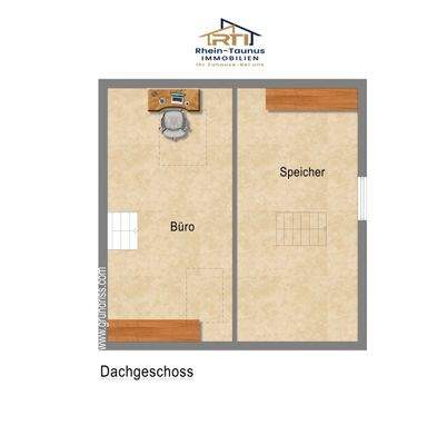 Grundrissbeispiel Dachgeschoss