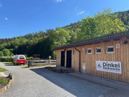 Esel und Sanitärbereich