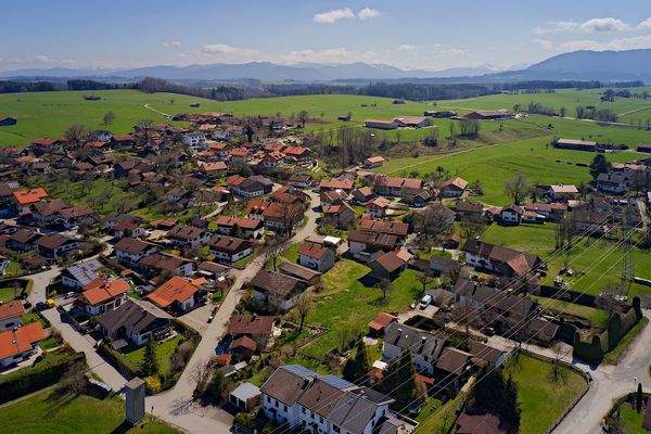 Luftbild aus Richtung Nord-West