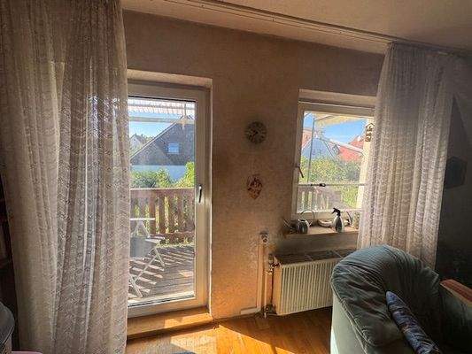 Blick zum Balkon im OG
