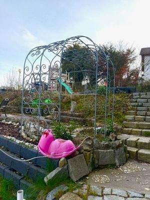 angelegter Gartenbereich