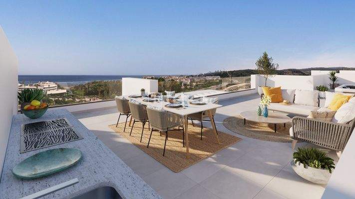 Newly-Built Apartments with Sea View in Estepona, Málaga
