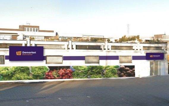 Frontansicht Beispiel Werbung