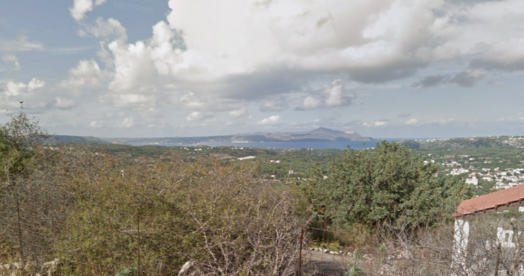 Kreta, Gavalochori: Grundstück mit unbegrenztem Panoramablick auf das Meer zu verkaufen