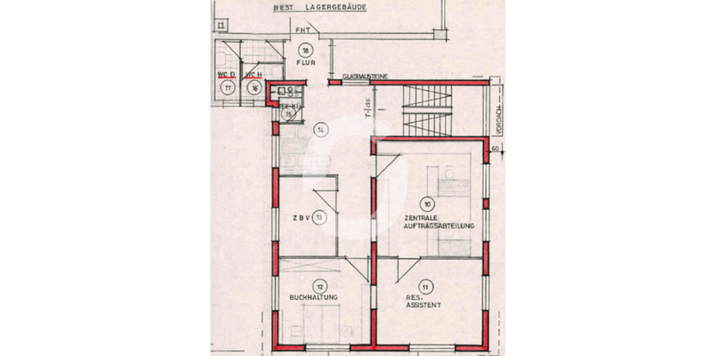 Vorderhaus Grundriss OG