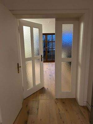 Flügeltür zum Wohnzimmer