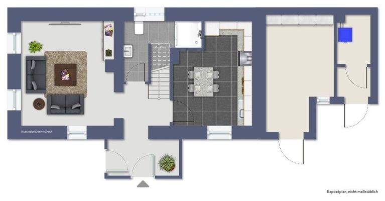 Erdgeschoss Vorderhaus