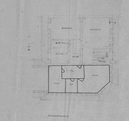 Grundriss DG Ist Zustand