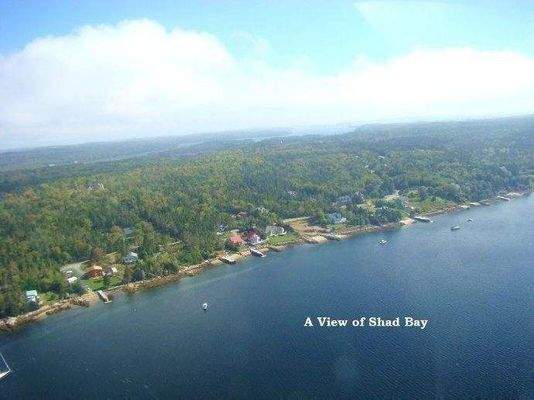Luftbild Blick Shad Bay direkt gegenüber