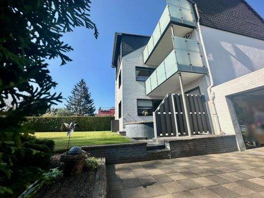 Rückansicht des Hauses